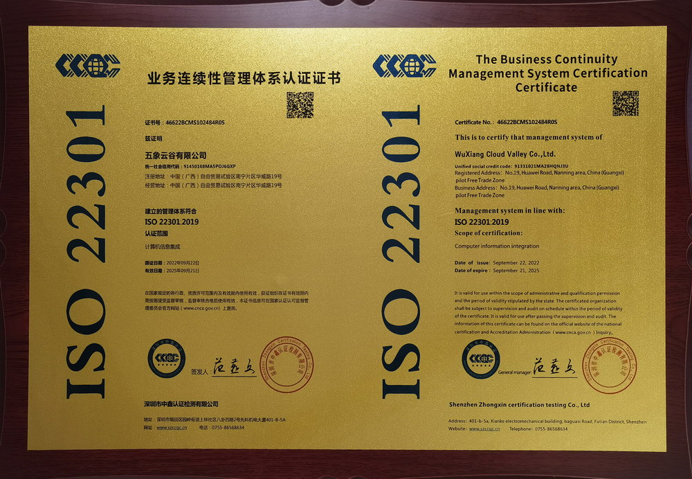 Business Continuity Management System Certification